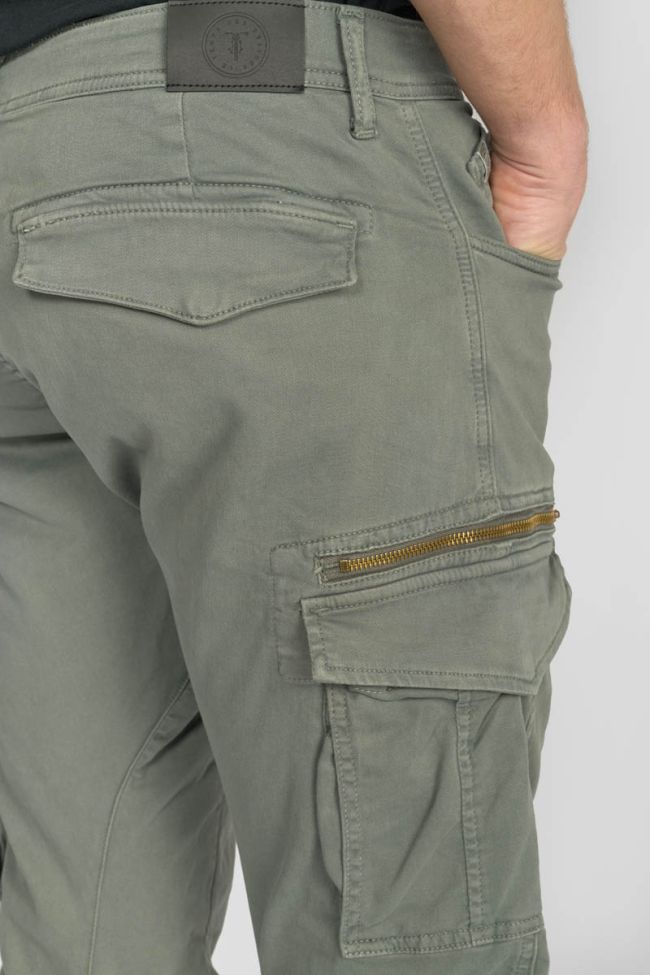 Pantalon cargo Kuroo gris vert