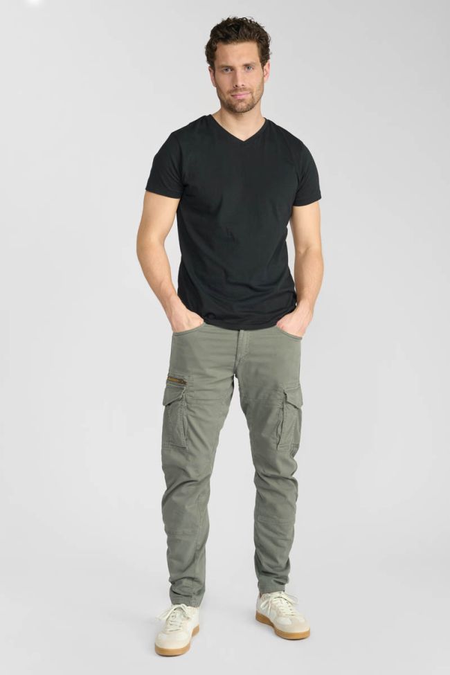 Pantalon cargo Kuroo gris vert
