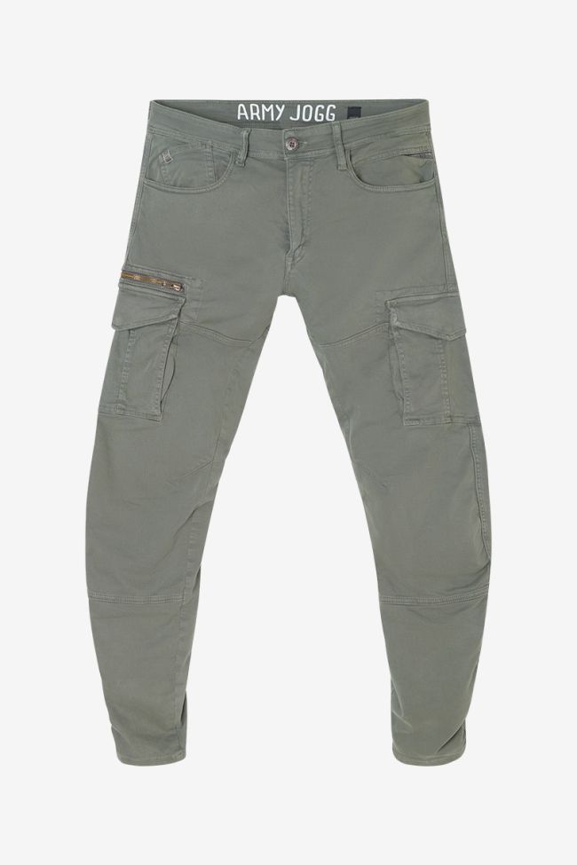 Pantalon cargo Kuroo gris vert