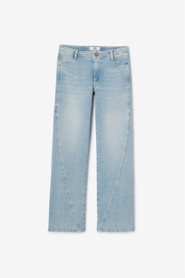 Jeans wide leg taille haute bleu N°5
