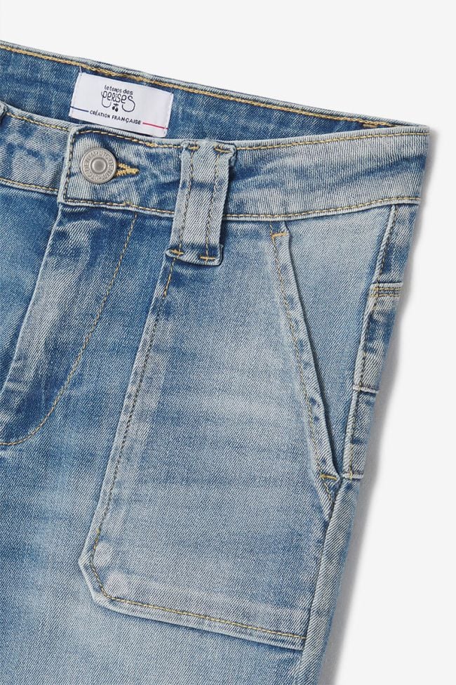 Jeans pulp flare taille haute bleu N°4