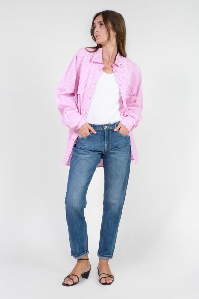 Jeans 200/43 boyfit Lana taille haute bleu N°2