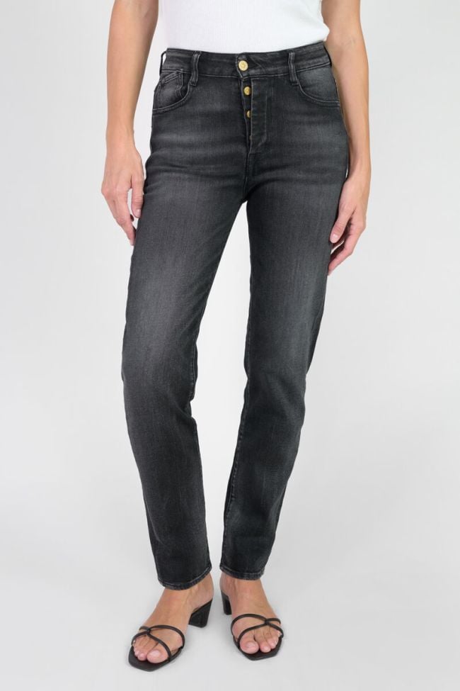 Jeans 400/17 mom Bambo taille haute 7/8ème noir N°1