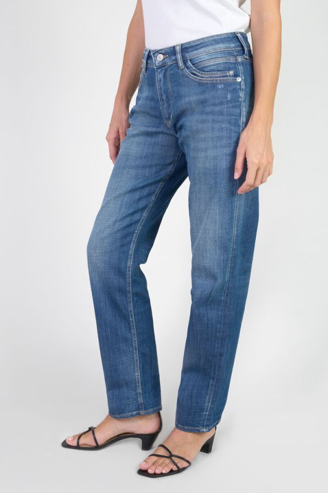 Jeans 400/17 mom Binh taille haute 7/8ème destroy bleu N°3