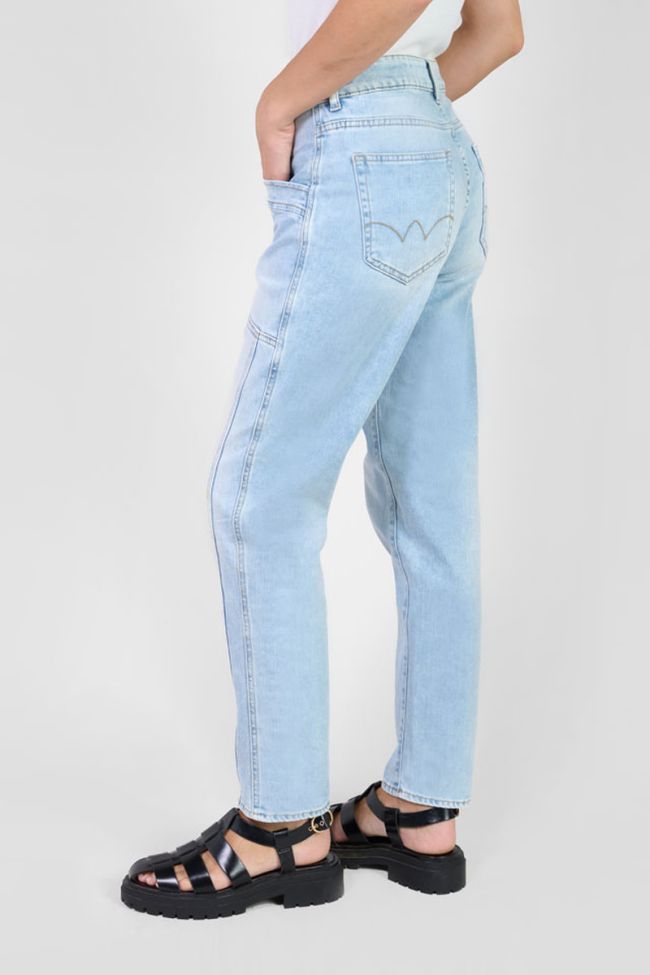 Jeans 400/60 girlfriend Sare taille haute vintage bleu N°5