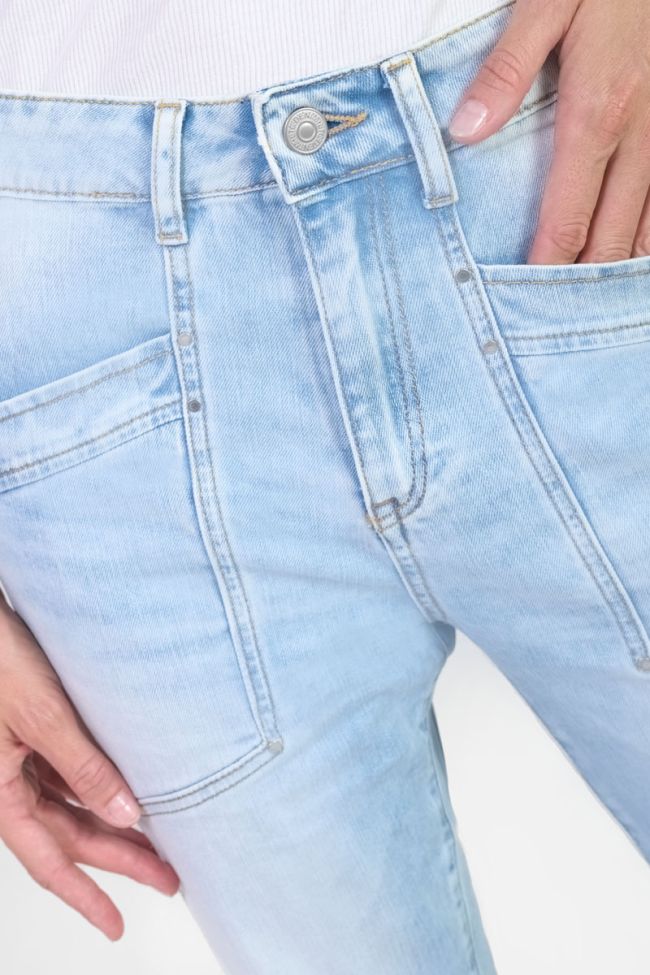 Jeans 400/60 girlfriend Sare taille haute vintage bleu N°5