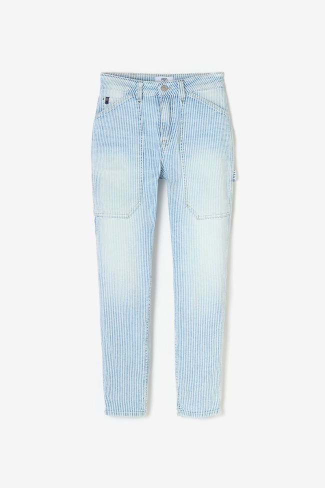 Jeans 400/60 girlfriend Union taille haute bleu