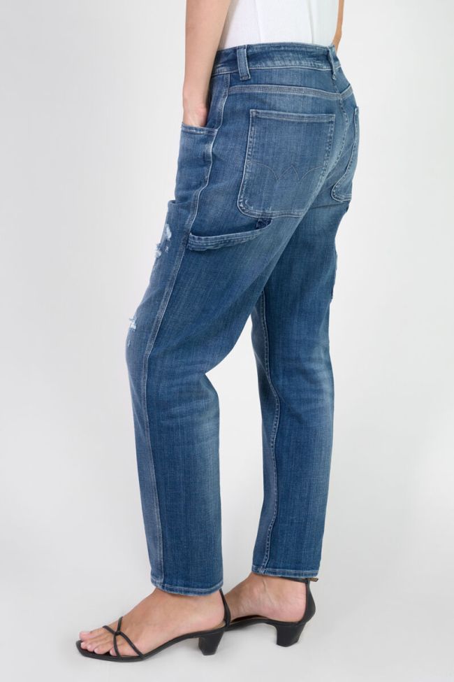Jeans 400/60 girlfriend Vecta taille haute destroy bleu N°3
