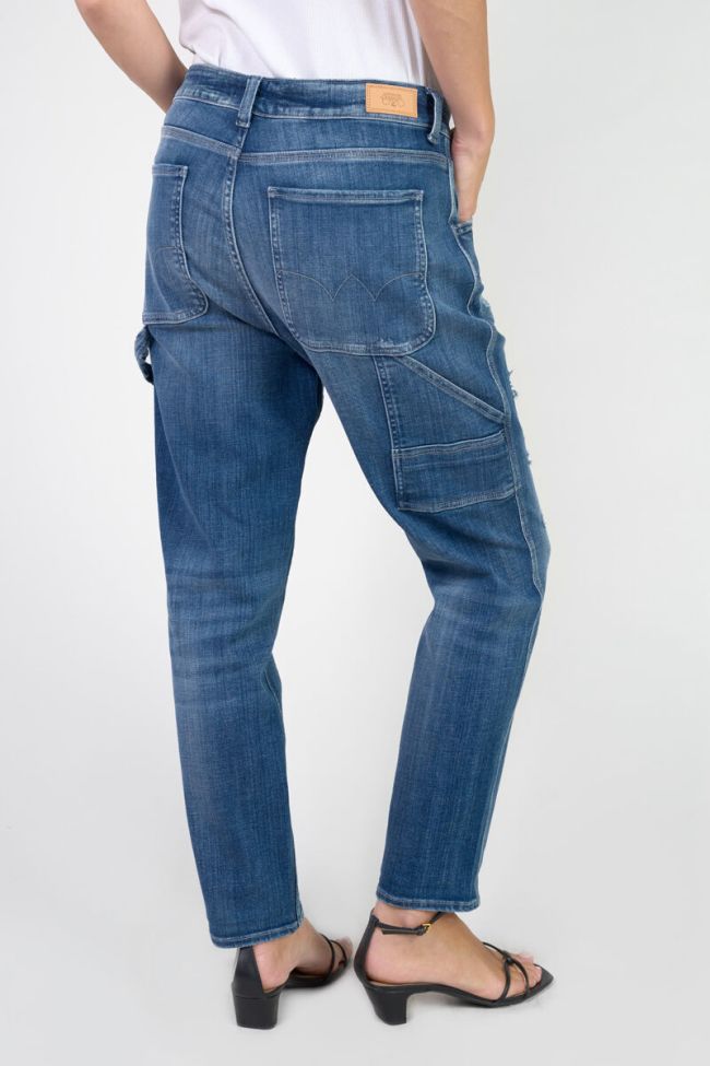 Jeans 400/60 girlfriend Vecta taille haute destroy bleu N°3