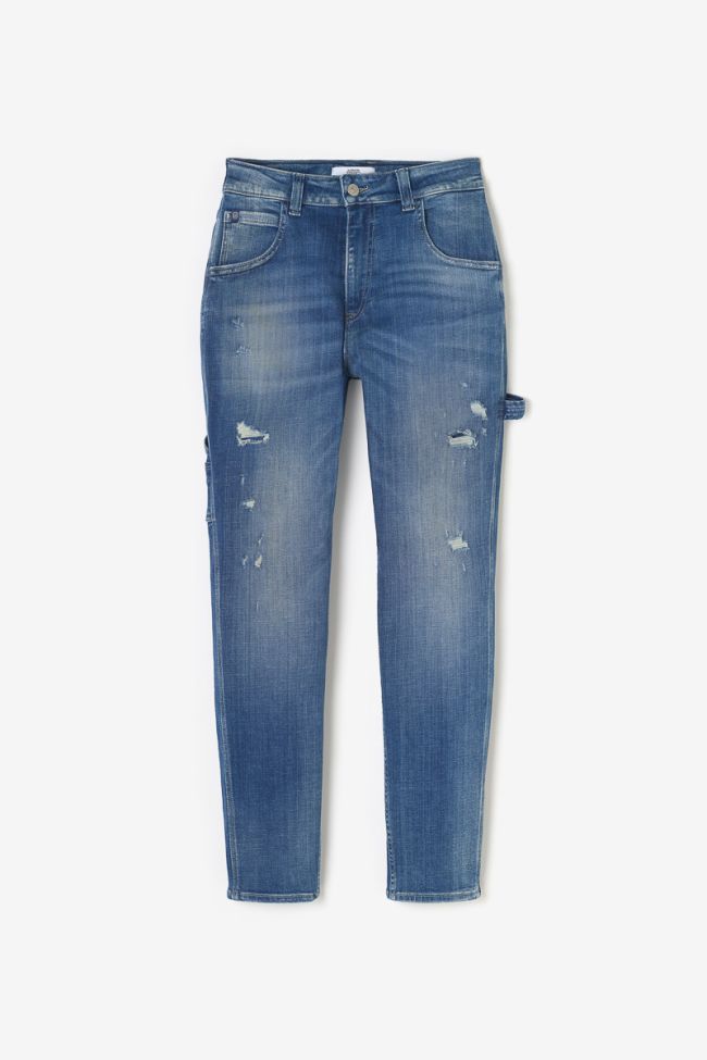 Jeans 400/60 girlfriend Vecta taille haute destroy bleu N°3
