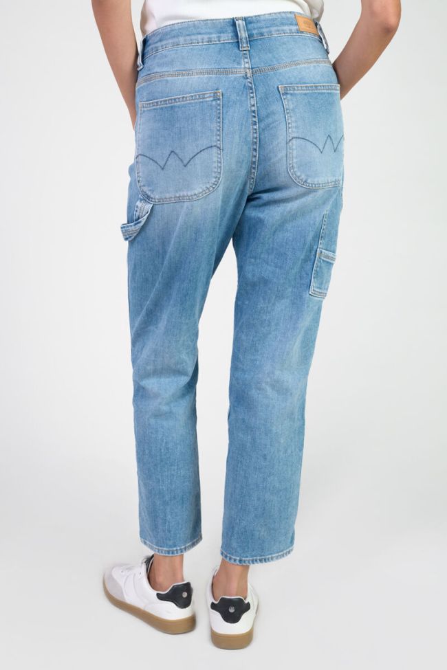 Jeans 400/60 girlfriend Work taille haute bleu N°4