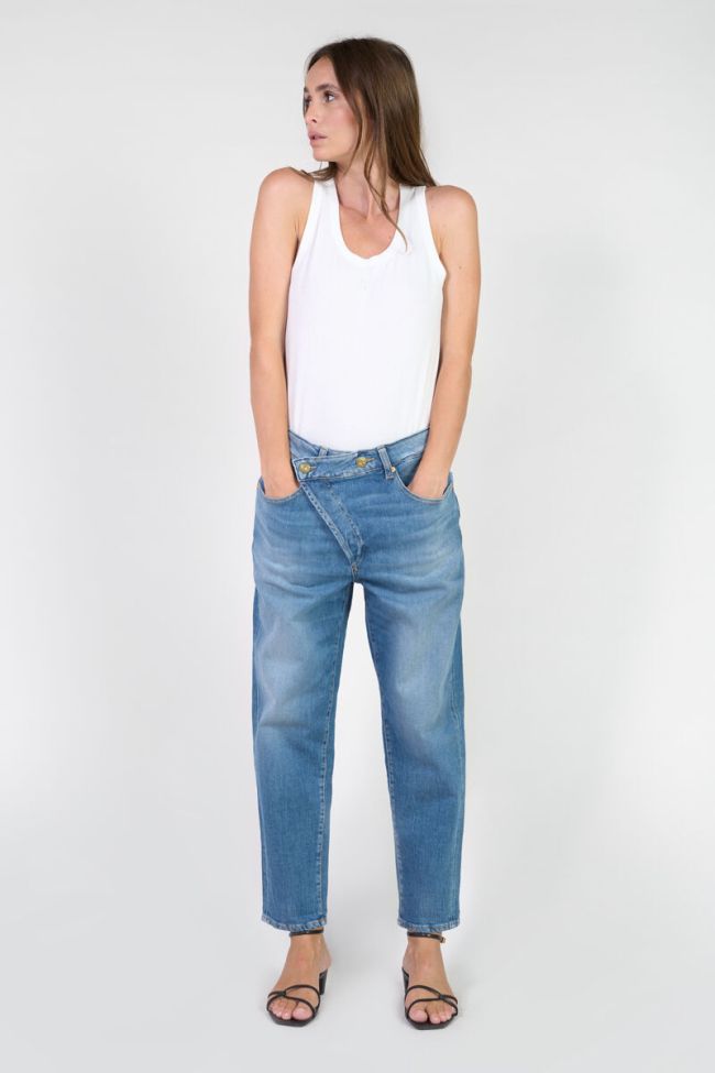 Jeans boyfit Cosy 7/8ème bleu N°4