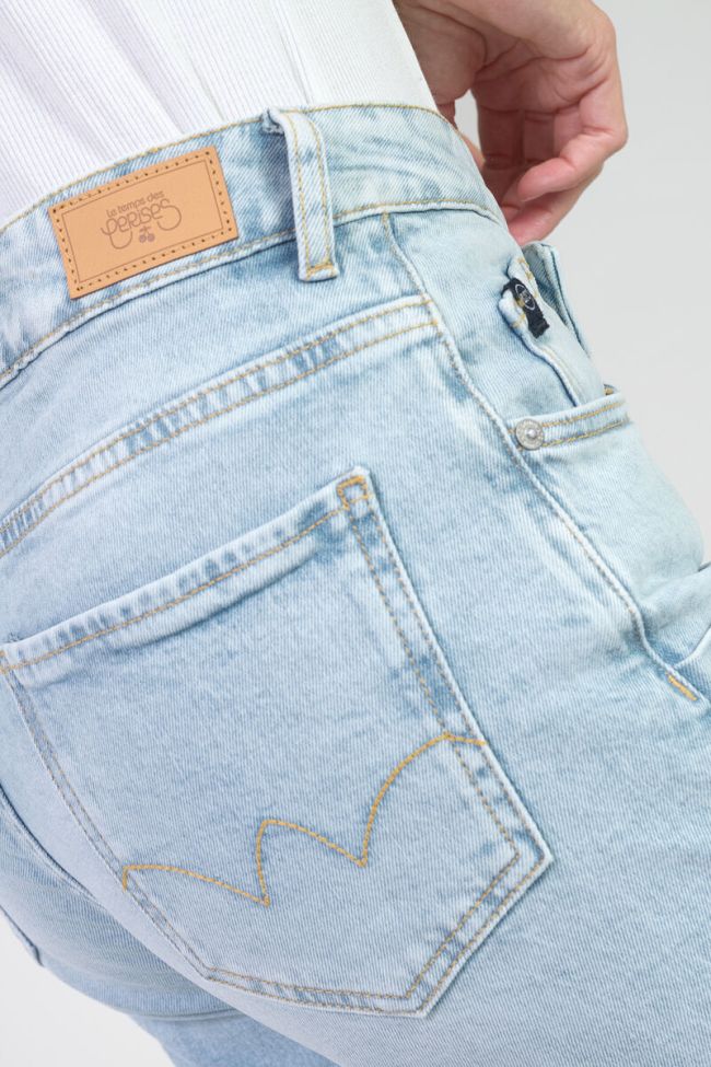 Jeans boyfit Cosy pocket 7/8ème bleu N°5