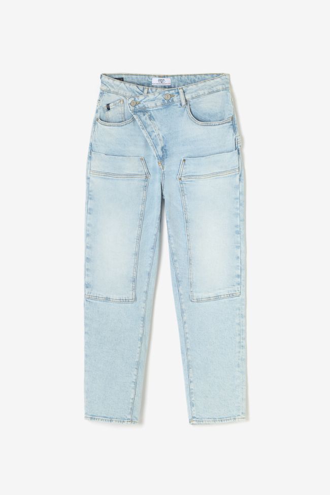 Jeans boyfit Cosy pocket 7/8ème bleu N°5