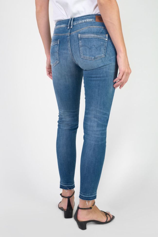 Jeans pulp slim Dionne 7/8ème destroy bleu N°3