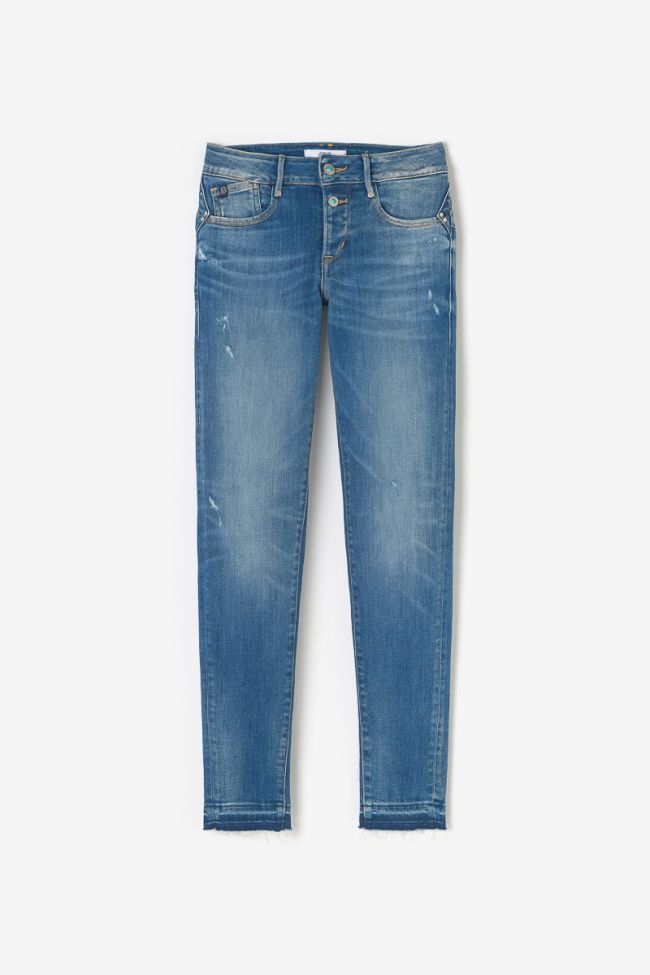 Jeans pulp slim Dionne 7/8ème destroy bleu N°3