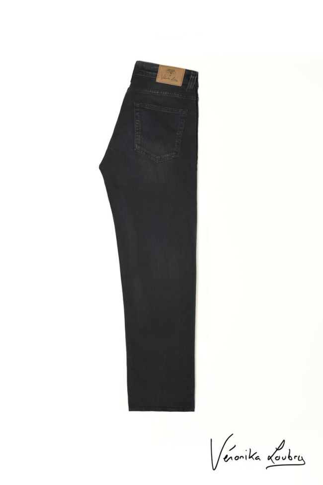 James 400/60 girlfriend by Véronika Loubry jeans destroy taille haute noir