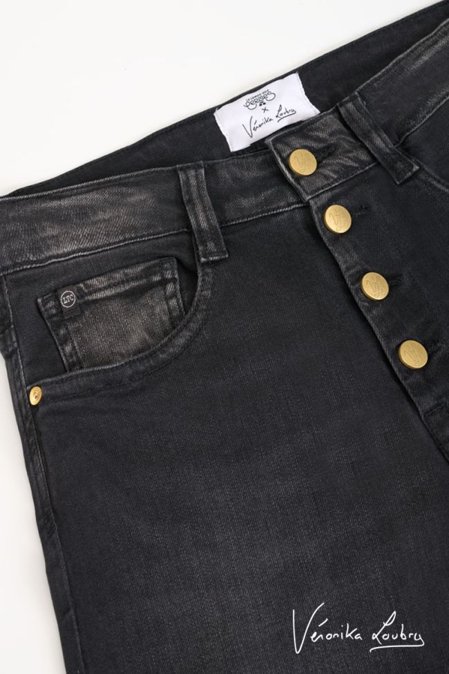 James 400/60 girlfriend by Véronika Loubry jeans taille haute noir