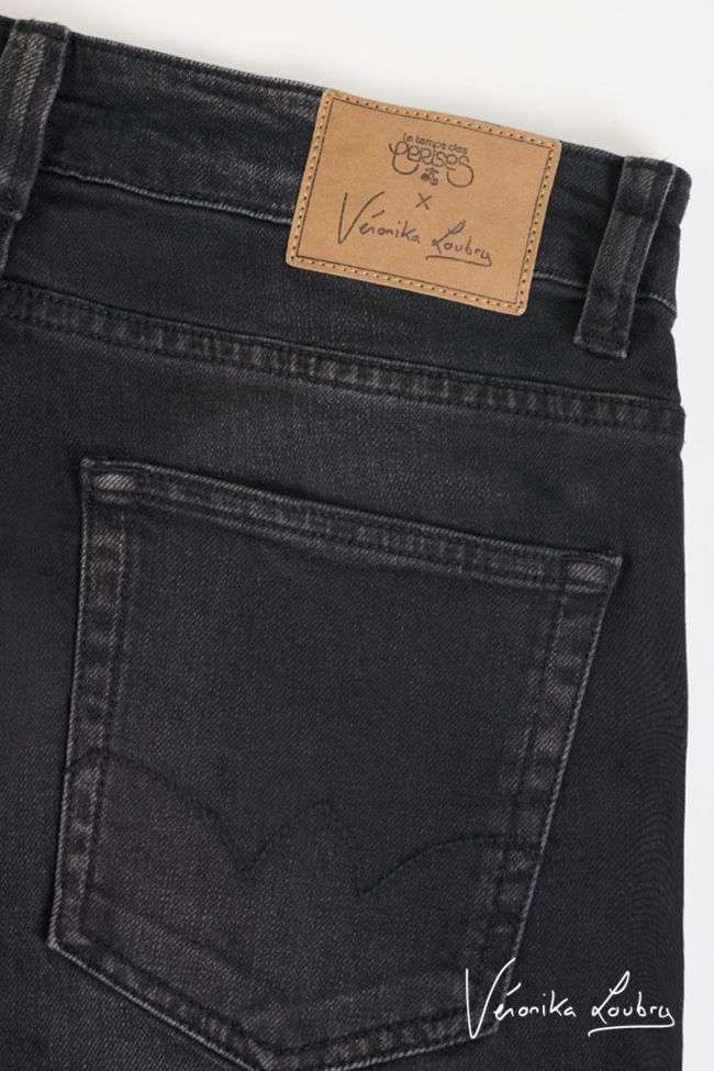 James 400/60 girlfriend by Véronika Loubry jeans taille haute noir