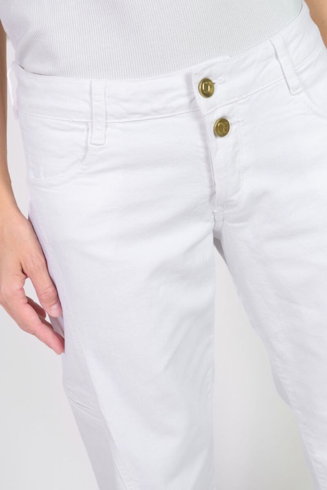 Jeans wide leg Lauryn blanc