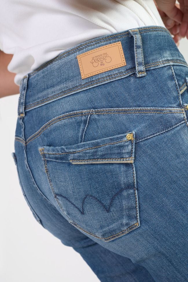 Jeans pulp slim Liv 7/8ème vintage bleu N°3