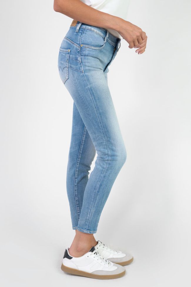 Jeans pulp slim Lonia taille haute 7/8ème bleu N°4