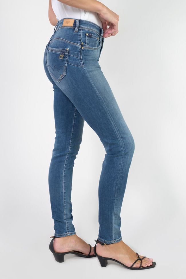 Jeans pulp slim Nea taille haute bleu N°3