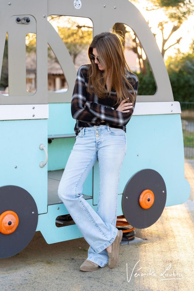 Patricia flare by Véronika Loubry jeans bleu N°5