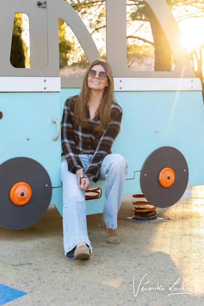 Patricia flare by Véronika Loubry jeans bleu N°5