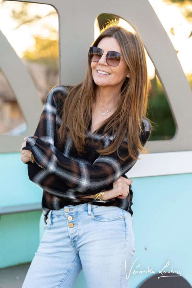 Patricia flare by Véronika Loubry jeans bleu N°5