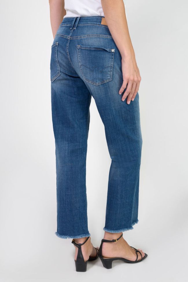 Jeans Priska taille haute 7/8ème bleu N°3