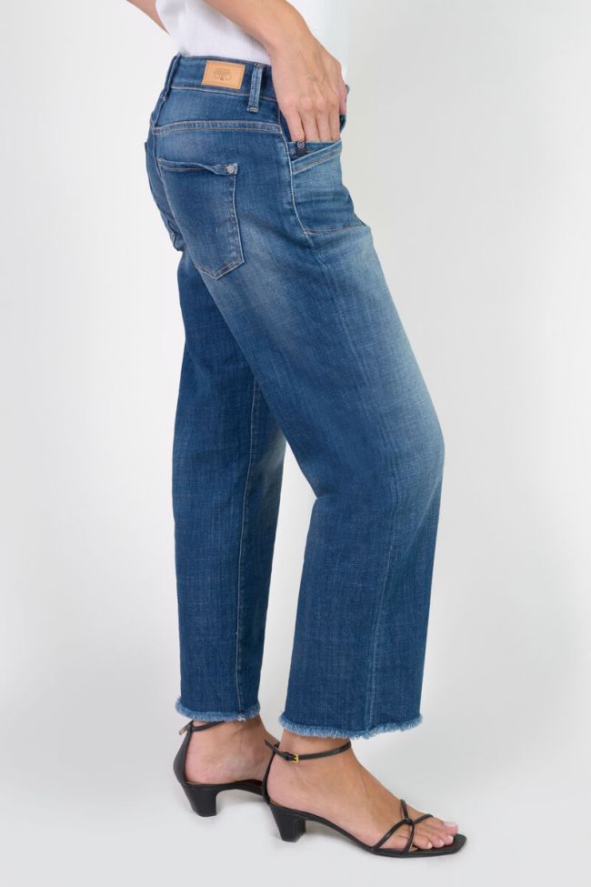 Jeans Priska taille haute 7/8ème bleu N°3