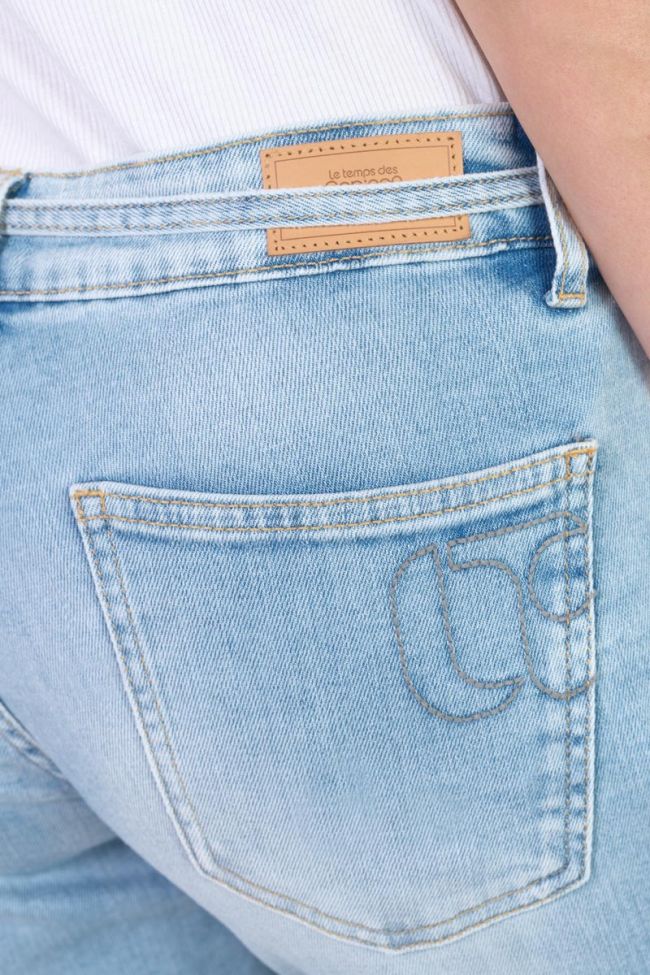 Jeans Prisse taille haute 7/8ème bleu N°5
