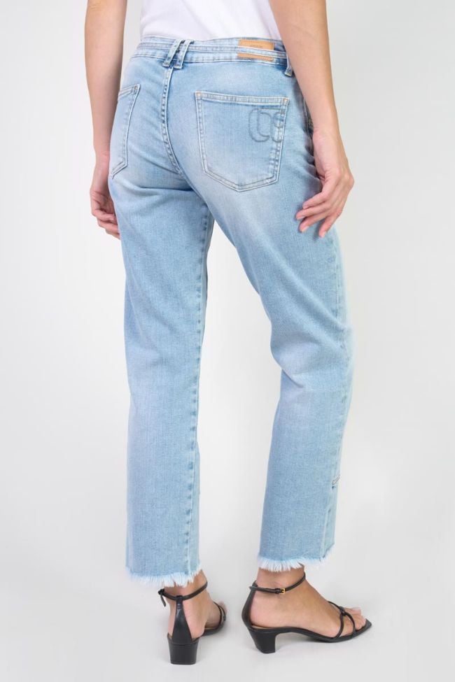 Jeans Prisse taille haute 7/8ème bleu N°5