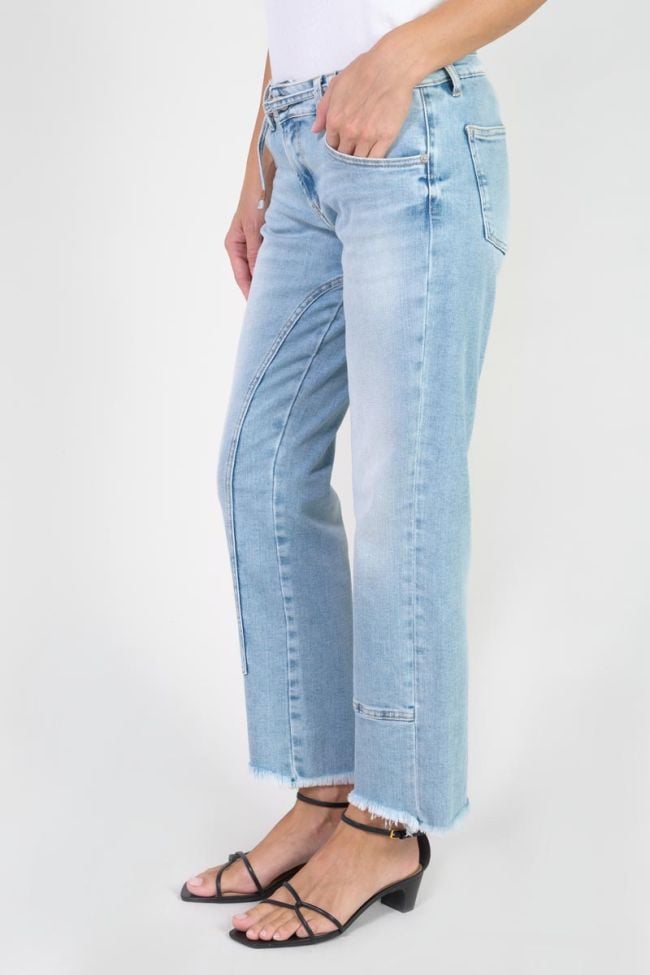 Jeans Prisse taille haute 7/8ème bleu N°5
