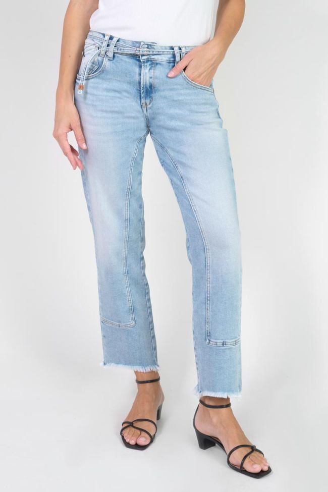 Jeans Prisse taille haute 7/8ème bleu N°5