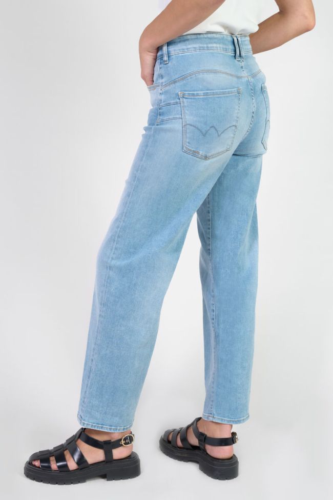 Jeans pulp wide leg taille haute 7/8ème bleu N°4