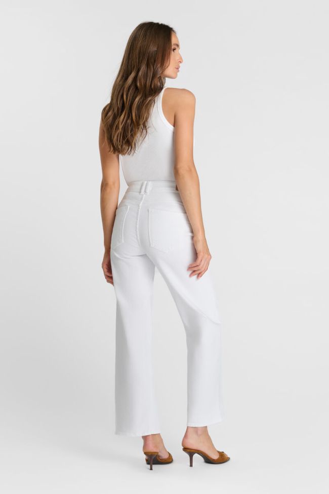 Jeans pulp wide leg blanc