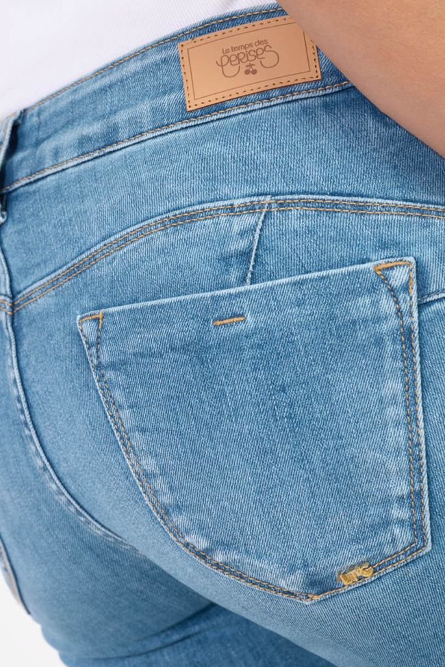 Jeans pulp slim 7/8ème bleu N°4