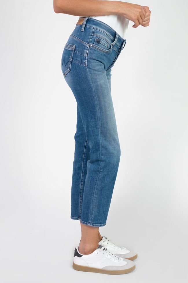 Jeans pulp regular Ami taille haute 7/8ème bleu N°4