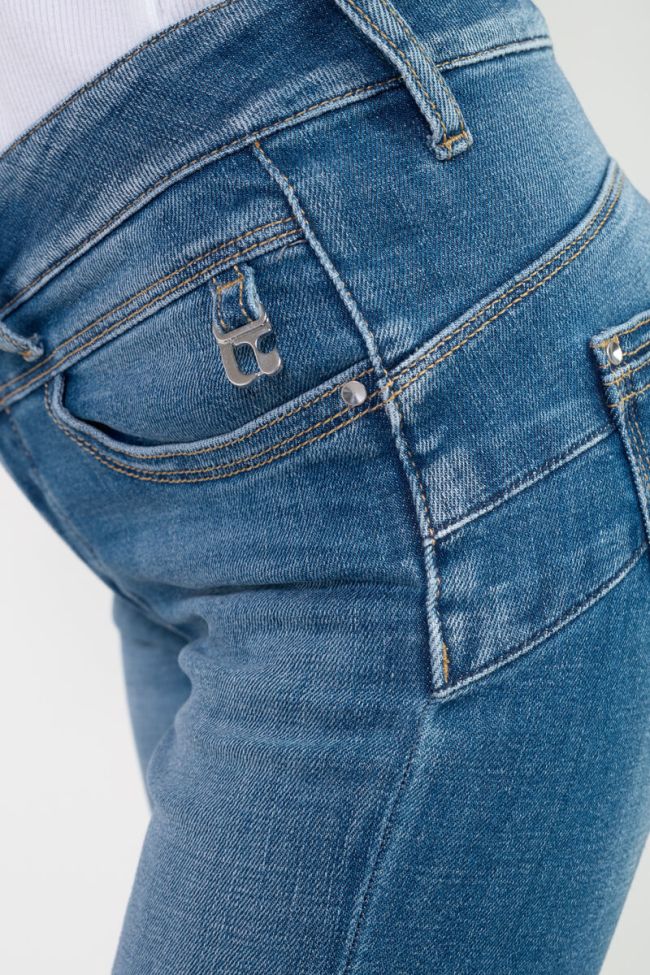 Jeans pulp regular Ami taille haute 7/8ème bleu N°4