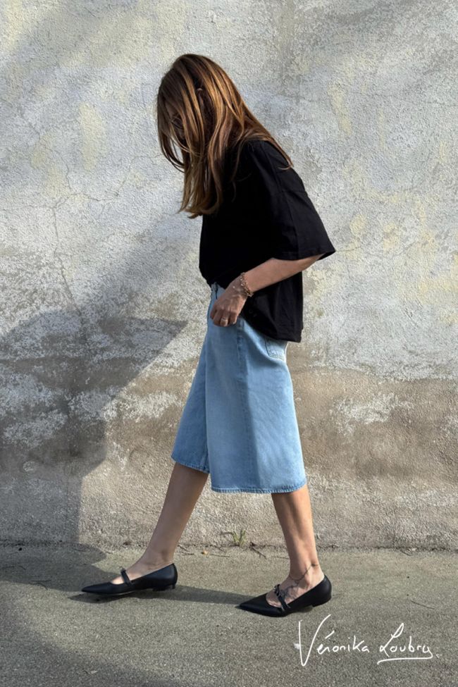 Bermuda Vanessa en jeans bleu by Véronika Loubry