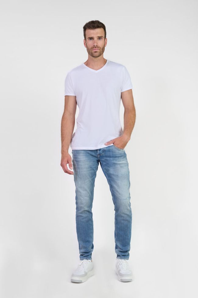 Jeans 700/11 adjusted Sernine destroy bleu N°4