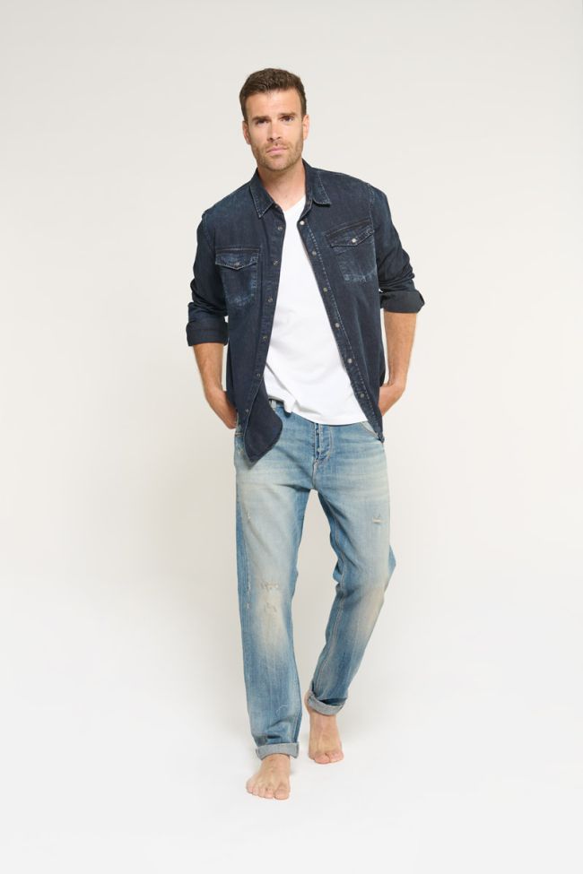 Jeans 800/60 loose Walters destroy bleu N°4