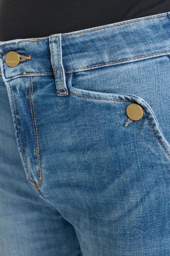 Jeans 400/17 mom taille haute 7/8ème bleu N°4