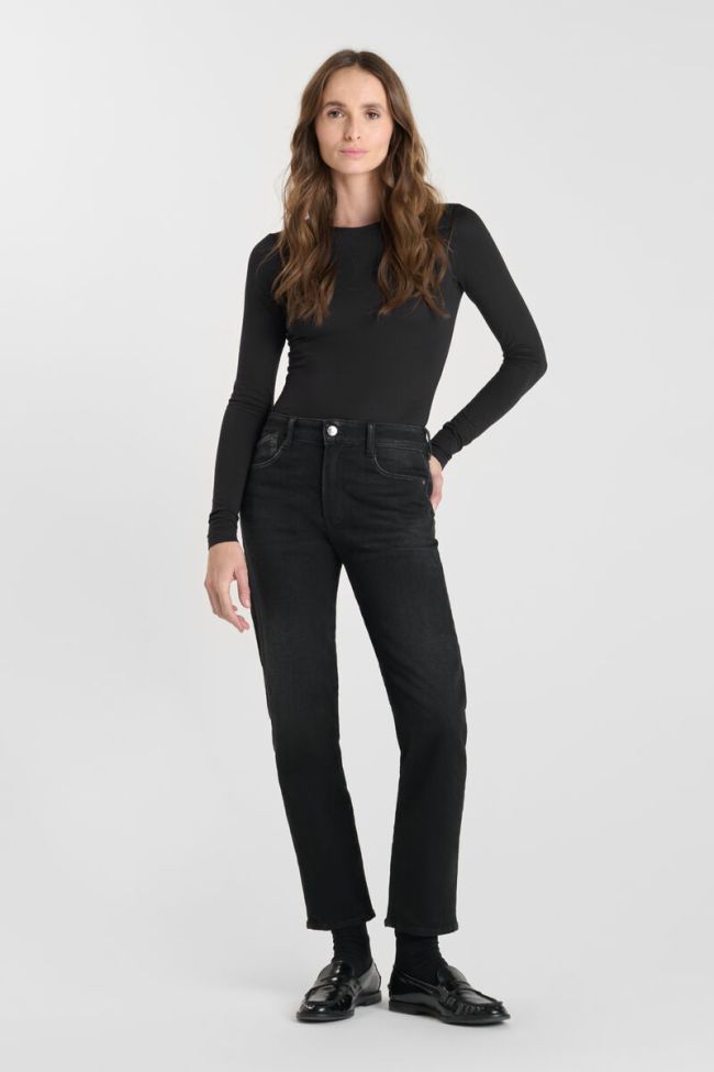 Jeans 400/17 mom Solo taille haute 7/8ème noir N°1