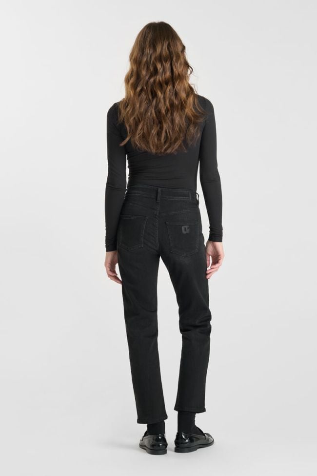 Jeans 400/17 mom Solo taille haute 7/8ème noir N°1