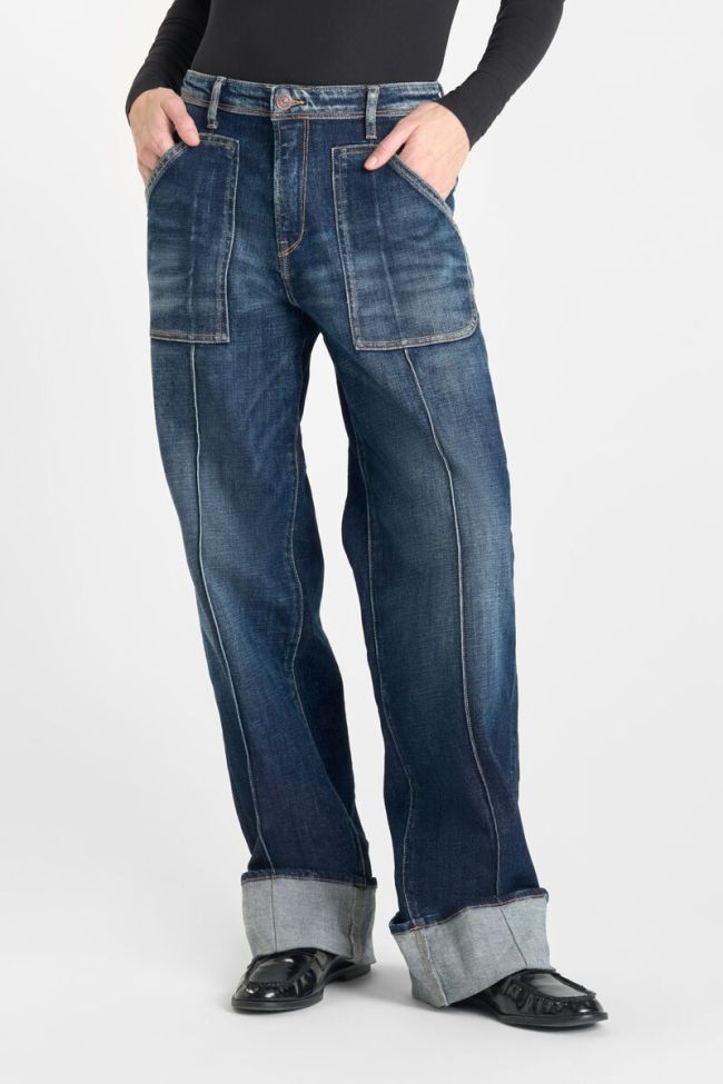 Jeans 400/28 loose Yavi taille haute bleu N°2