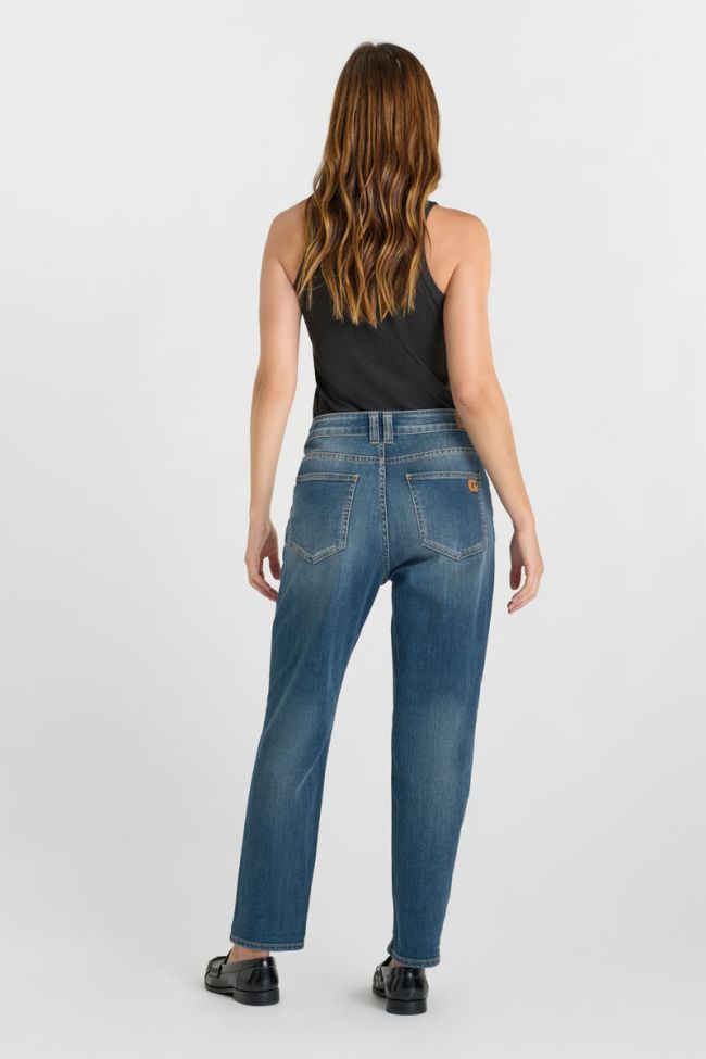 Jeans 400/60 girlfriend Clelia taille haute bleu N°3