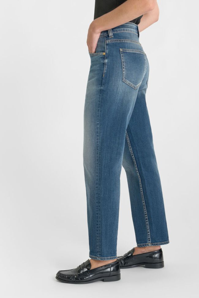 Jeans 400/60 girlfriend Clelia taille haute bleu N°3